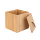 Κουτί Αποθήκευσης Και Οργάνωσης Μπάνιου 9X9X8 Bamboo Essentials εstia 02-13165