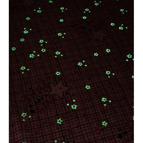 Ζεύγος Μαξιλαροθήκες 50Χ70 Φωσφοριζέ Luminous Palamaiki Cluster Lilac