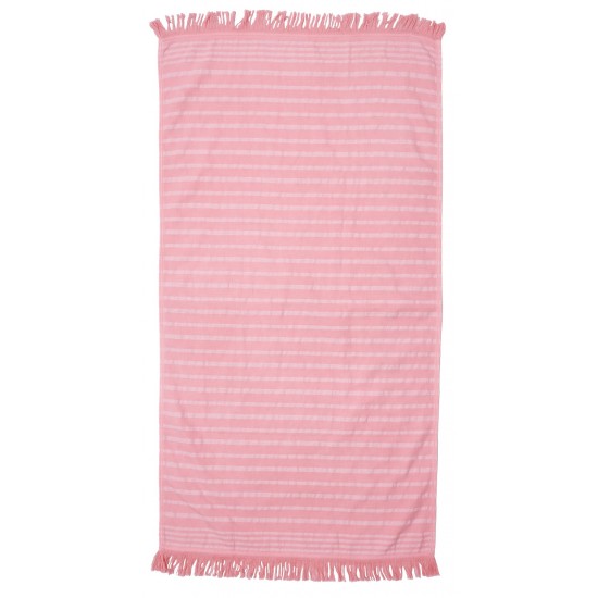 Πετσέτα-Παρεό Θαλάσσης 80Χ160 2 Όψεων Anna Riska Serifos 5 Blush Pink
